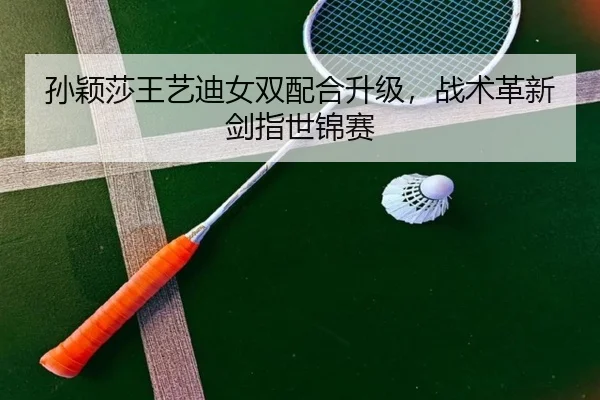 孙颖莎王艺迪女双配合升级，战术革新剑指世锦赛